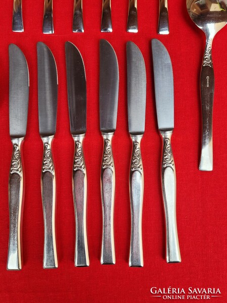 Bmf silver alloy cutlery set for 6 people