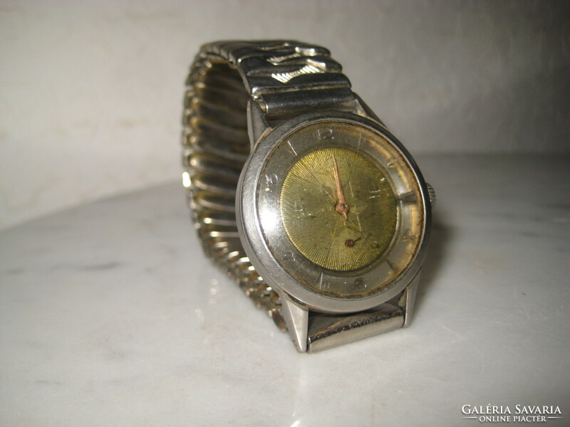 Swiss, ferro mechanical wristwatch eb 1343 type. Mechanics, 15 stones