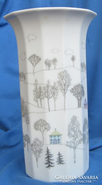 Rosentahl porcelán váza, jelzett, 19 cm magas