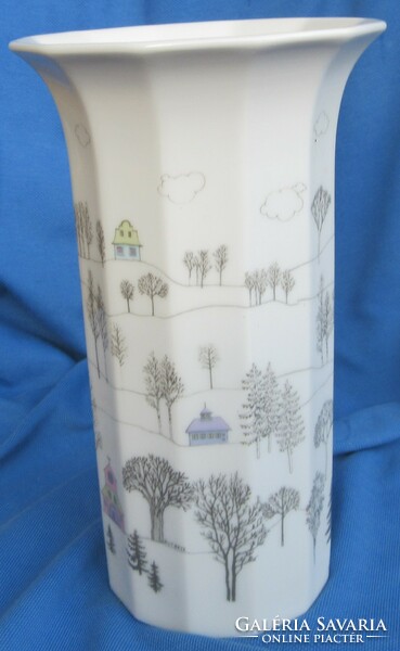 Rosentahl porcelain vase, marked, 19 cm high