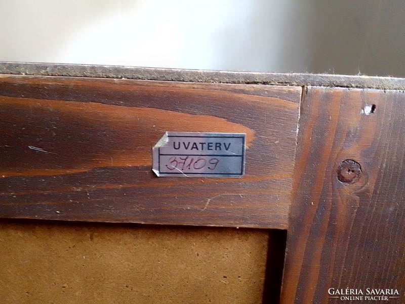 2 praktikus régi retro UVATERV fa fiókos szekrény tervező mérnök rajz iroda tároló íróasztal műhely