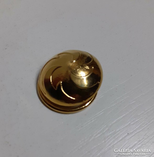 Retro gilded pattern brooch pin/cloth clip