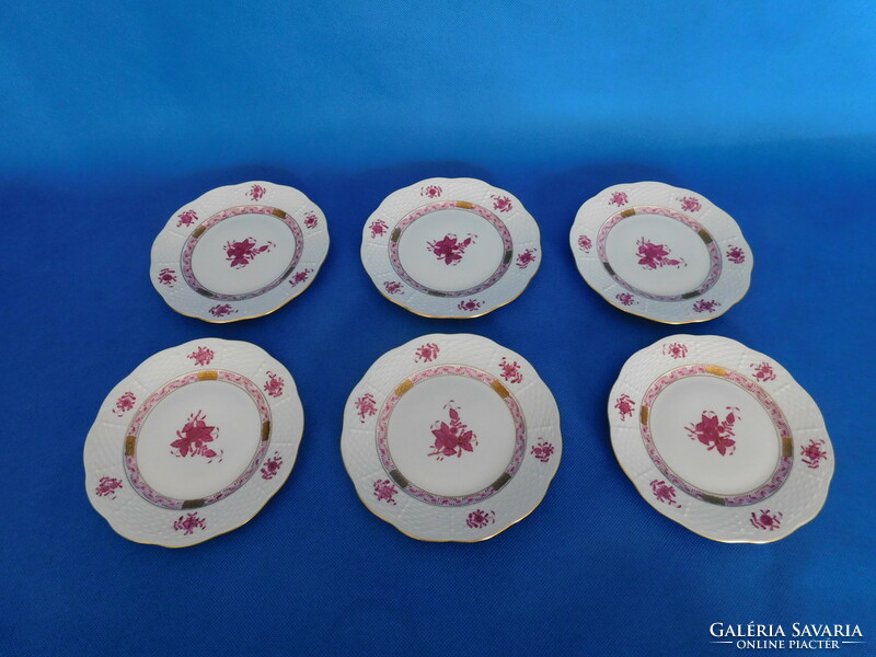 Herend apponyí 6-piece cookie plate set