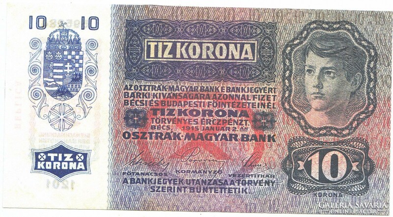 Ausztria 10 korona 1915 REPLIKA