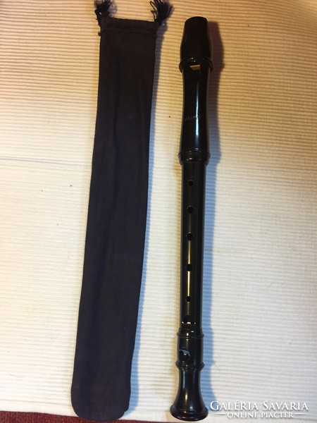 Aulos flute, Japanese, no 802-g with textile case (m156)