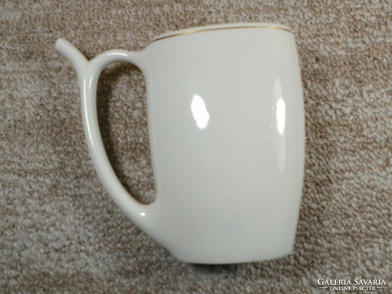 Retro old marked porcelain mug cure glass cure glass - karlovy vary spa souvenir