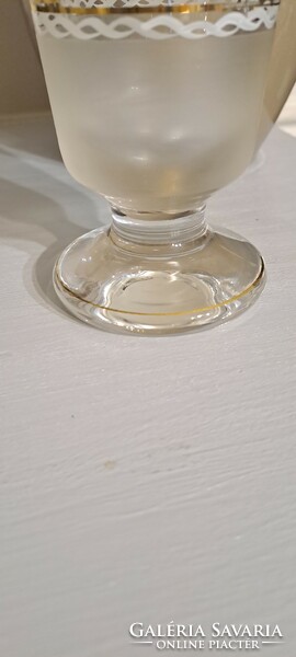 Antik bider talpas pohár