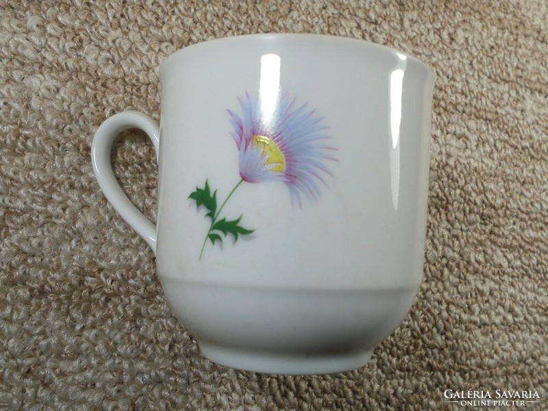 Retro régi Winterling Röslau Bavaria porcelán csésze bögre pohár virág mintával