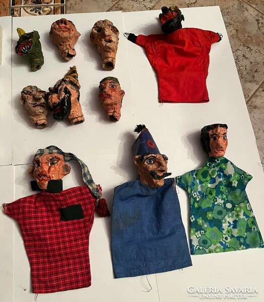 A legacy of a master puppet maker - with papier-mâché puppets - templates