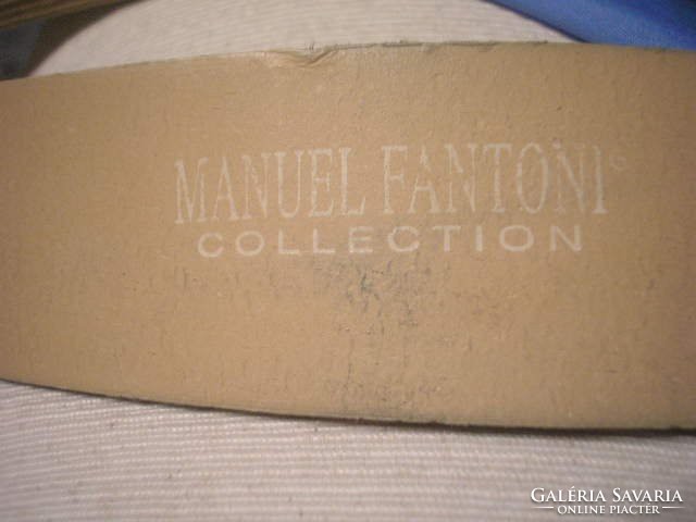 N10 Bronz + ékkövek díszes Manuel Fantoni collection sorszámozott szíj 110 cm a csat 8.5 cm nagy