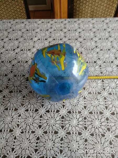 Beach ball, double valve, excellent condition, sea pattern, negotiable