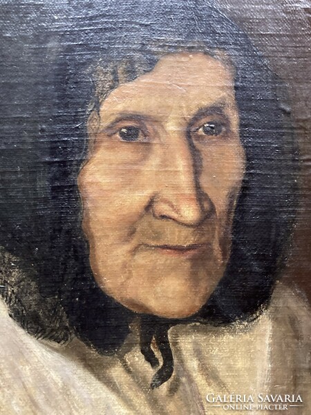 Biedermeier portrait by an unknown artist.