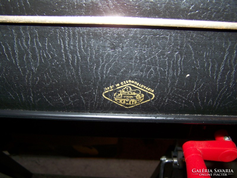 Old Czechoslovakian cassette suitcase