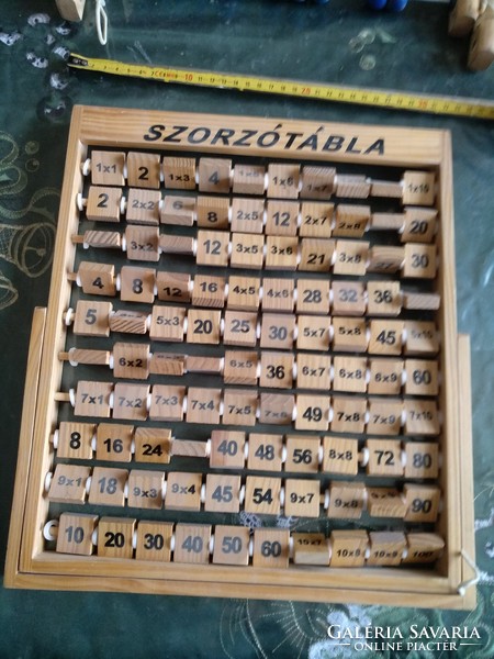 Multiplication table, wooden educational toy, negotiable