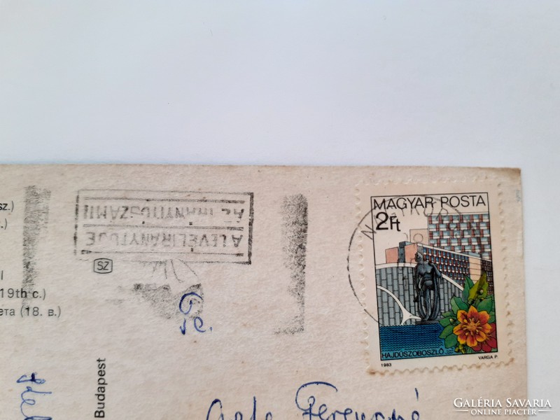 Retro képeslap Nagykőrös Szabadság tér fotó levelezőlap