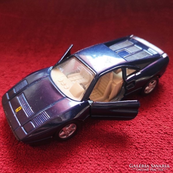 Blue Ferrari 288gto car model, model car