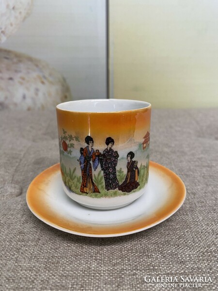 Zsolnay Porcelán Kínai Mintás Kávéscsésze A36