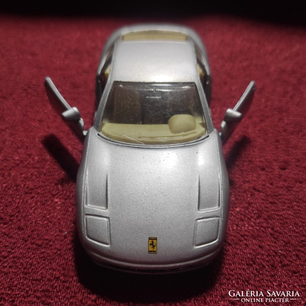 Silver Ferrari 456gt car model, model car