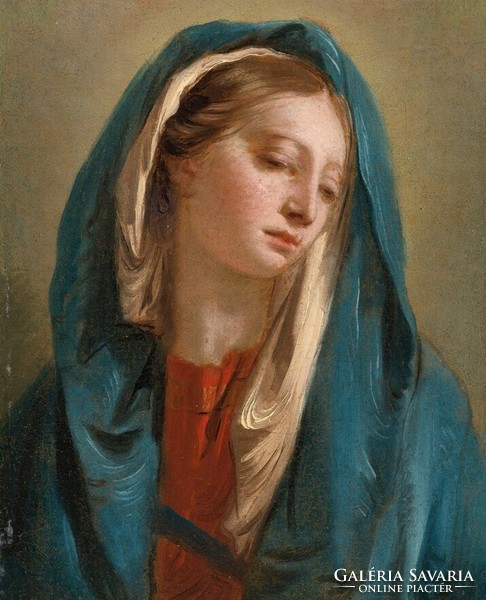 Tiepolo - madonna in blue cloak - canvas reprint