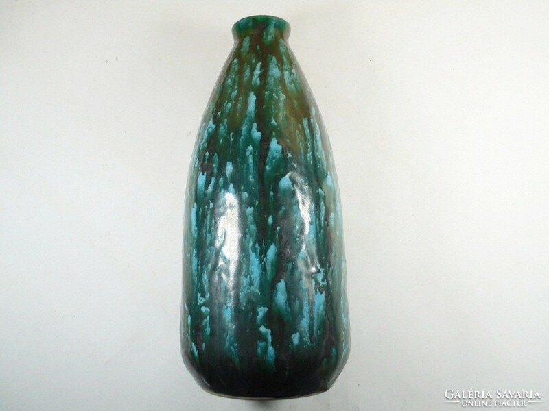 Retro Marked Craftsman Craftsman Glazed Ceramic Vase Jug Spout