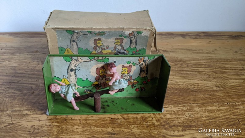Seesaw retro toy in original box