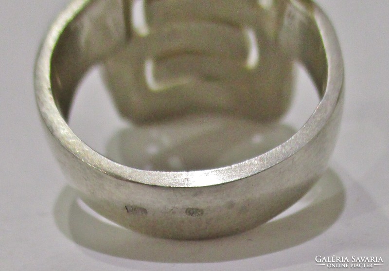 Szépséges magyar  kézműves ezüstgyűrű