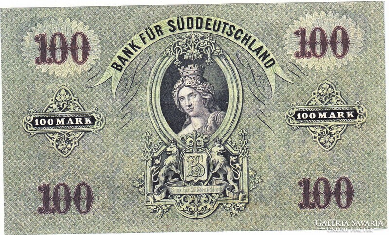 German states 100 German marks 1874 replica