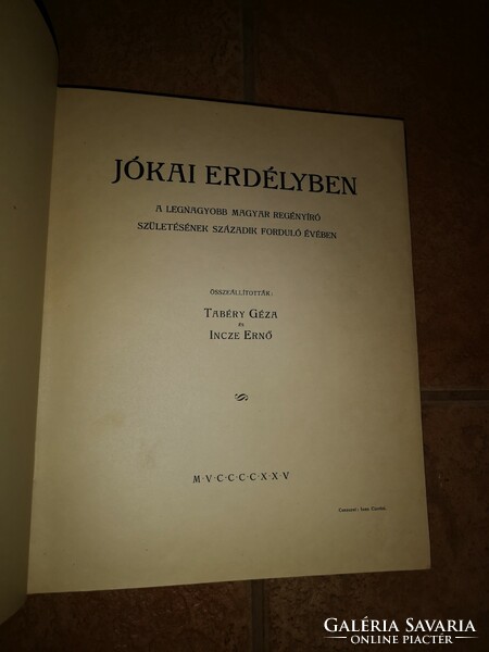 Antikvár könyv - Jókai Erdélyben (A legnagyobb magyar regényíró szül. 100. évford.) - 1925