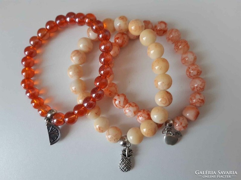 Glass bead bracelet sets