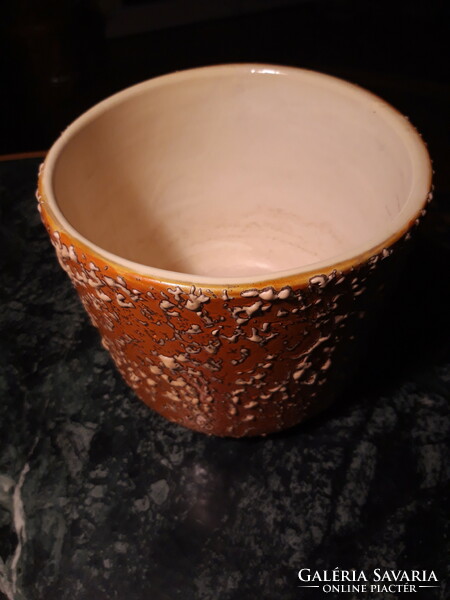 Large pond head ceramic bowl