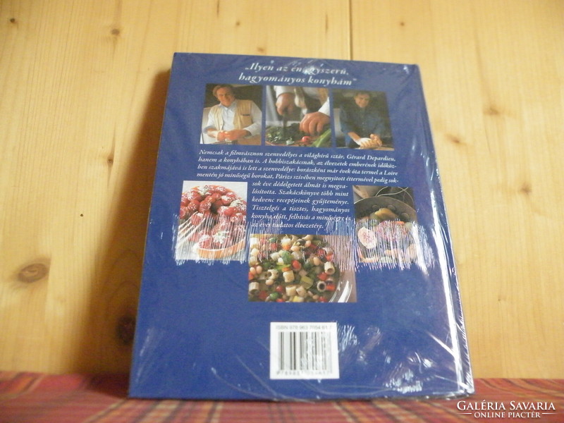 Gérard Depardieu: Az én szakácskönyvem - bontatlan fóliában -