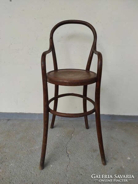 Antik Thonet bútor gyerek etető szék gyermek ülőke felújításra 654