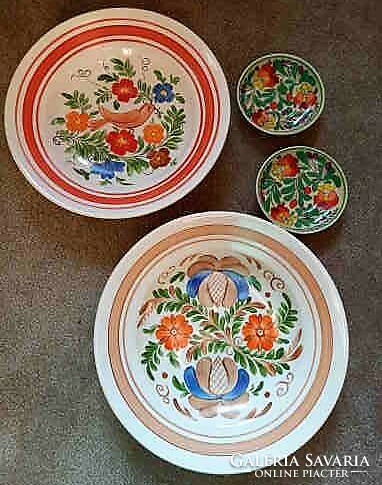 Beautiful hand-painted Krifka Gyuláné wall plates