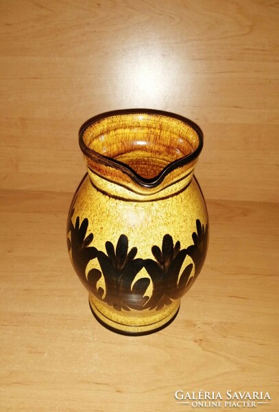 Glazed ceramic jug 20 cm high (21/d)