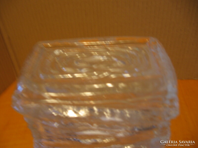 Retro Oberglas jégüveg váza
