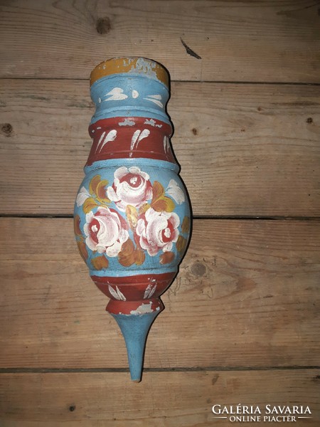 Traditional wooden wall vase