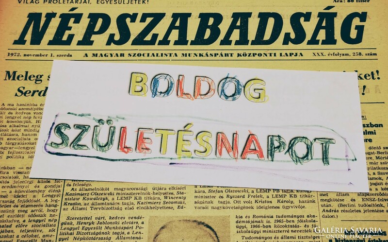 1979 május 11  /  NÉPSZABADSÁG  /  Régi ÚJSÁGOK KÉPREGÉNYEK MAGAZINOK Ssz.:  9272