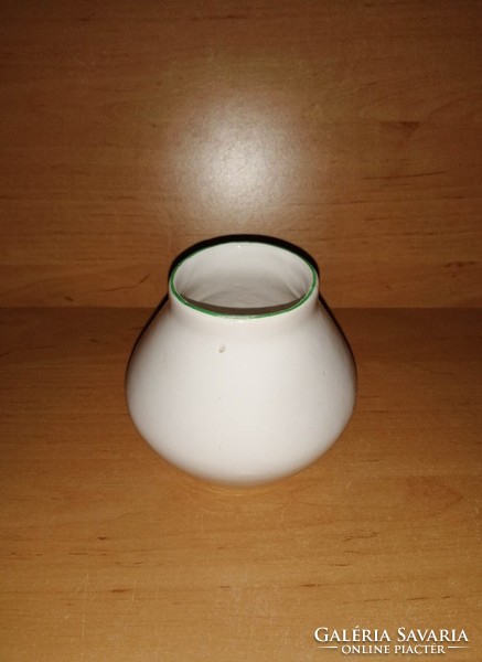 Bodrogkeresztúr ceramic palace memorial vase 9.5 cm (5/d)