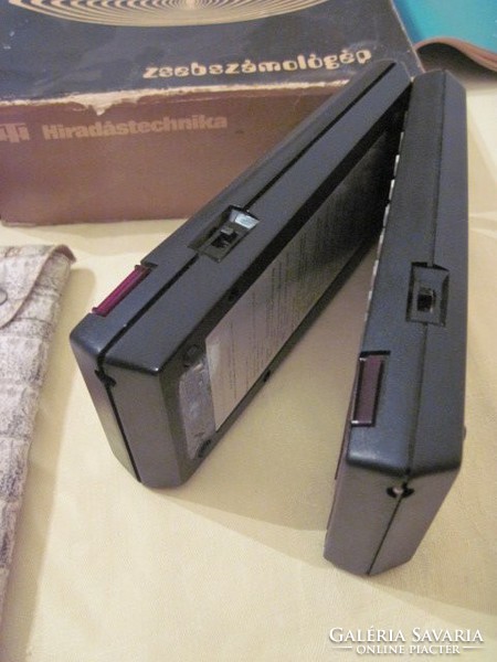 Old pocket calculator tk-1023 scientist telecommunication calculator