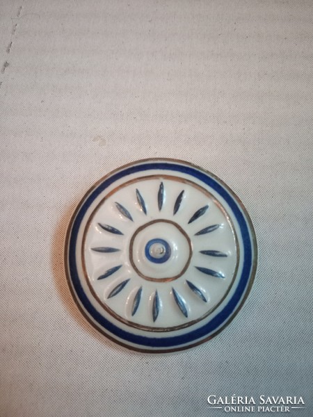 Beautiful vintage Raven House porcelain badge