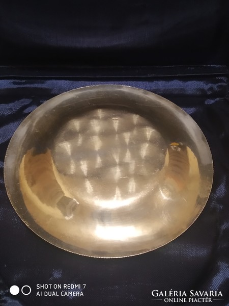 Silver (900) Egyptian souvenir tray (cairo) in a box /128gr./