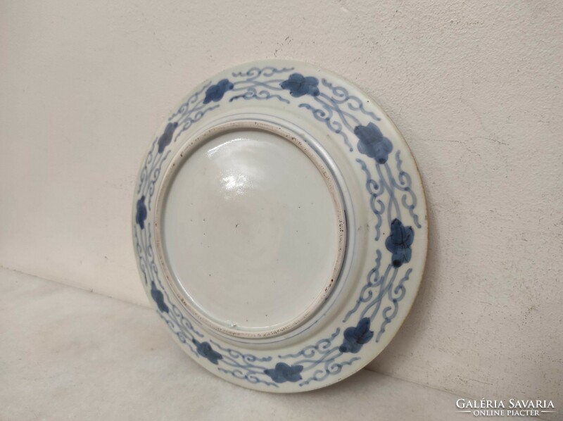 Antik imari kis méterű kínai Kína porcelán tányér Fujiyama motívum 882