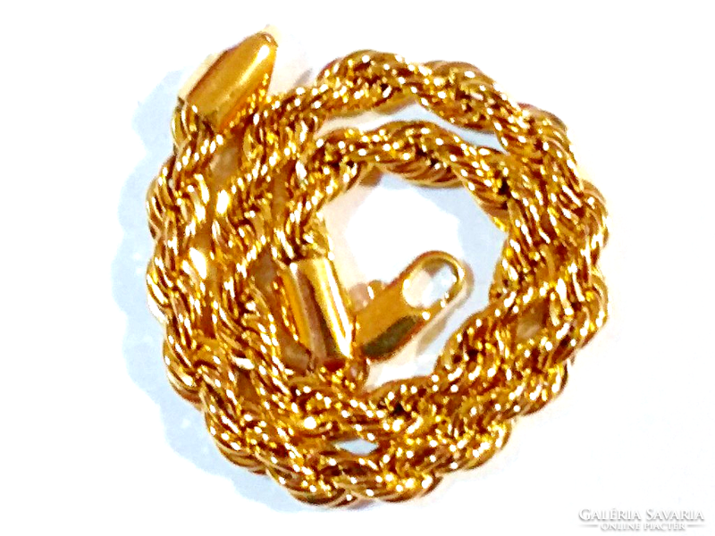9K Gold Filled vastag csavart karkötő