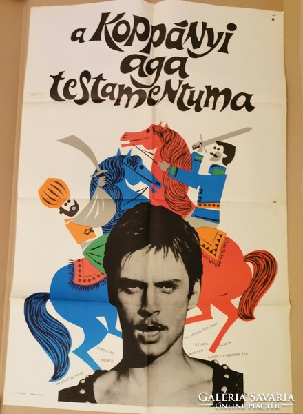 A koppányi aga testamentuma 1967 filmplakát