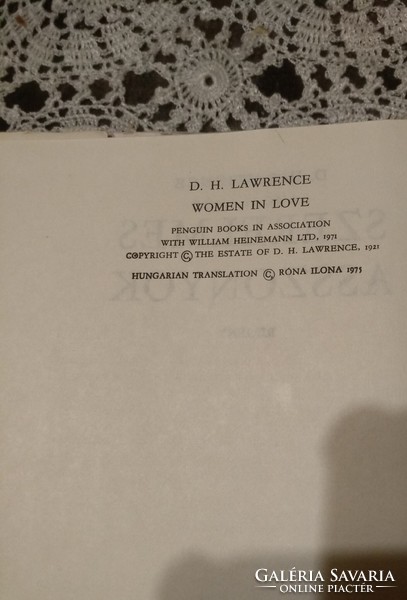 D.h. Lawrence: Szerelmes asszonyok, Alkudható
