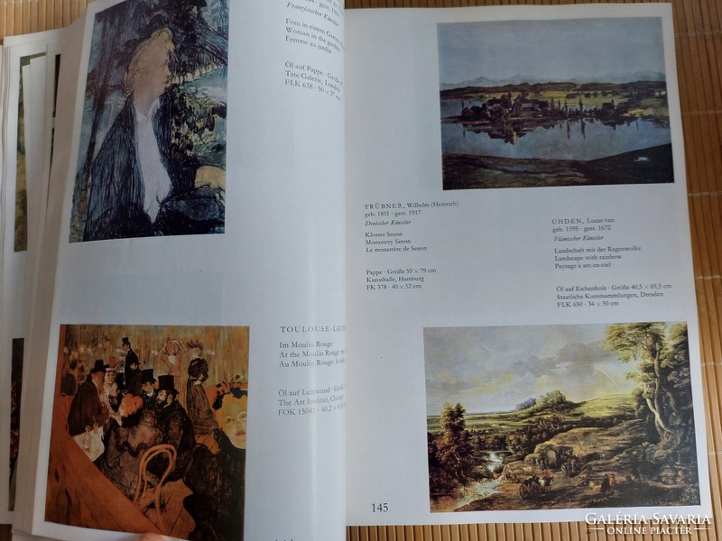 Farbige Gemäldereproduktionen (Seemann-katalog).4500.-Ft.