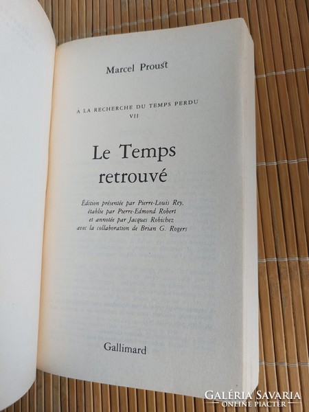 Marcel Proust:Le Temps retrouvé  4500.-Ft.
