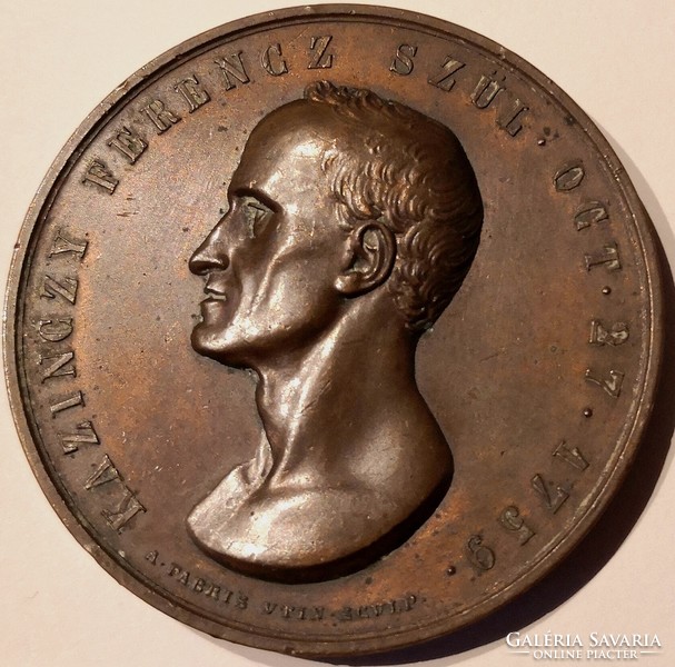 1859 - Kazinczy Ferenc bronz emlékérem - 449.
