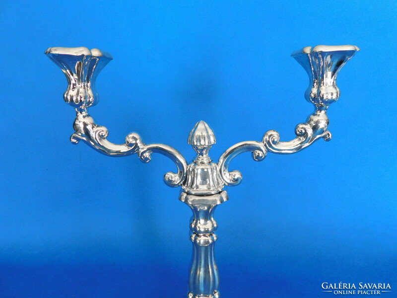 Silver antique candle holder 396 gr