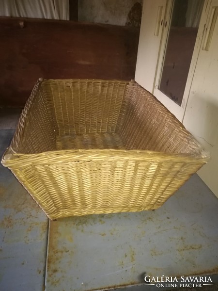 Antique pram wicker basket